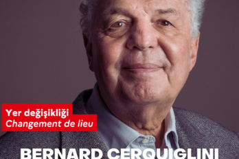 KONFERANS ǀ Bernard Cerquiglini