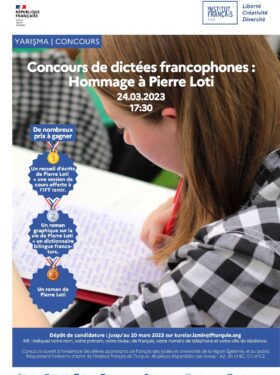 CONCOURS DE DICTÉES FRANCOPHONES : HOMMAGE À PIERRE LOTI