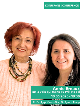 KONFERANS: Annie Ernaux ou la voie qui mène au Prix Nobel