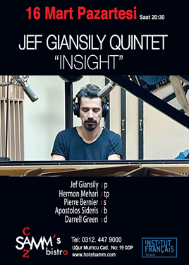 CONCERT ǀ Jef Giansily Quintet