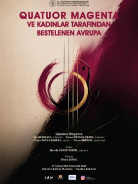 CONCERT – QUATUOR MAGENTA ET L’EUROPE COMPOSÉE PAR LES FEMMES